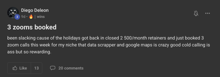 Client win