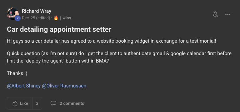 Client win