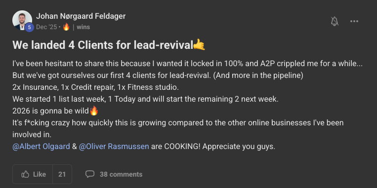 Client win