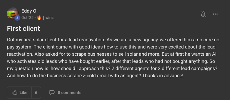 Client win
