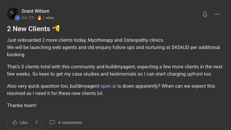 Client win