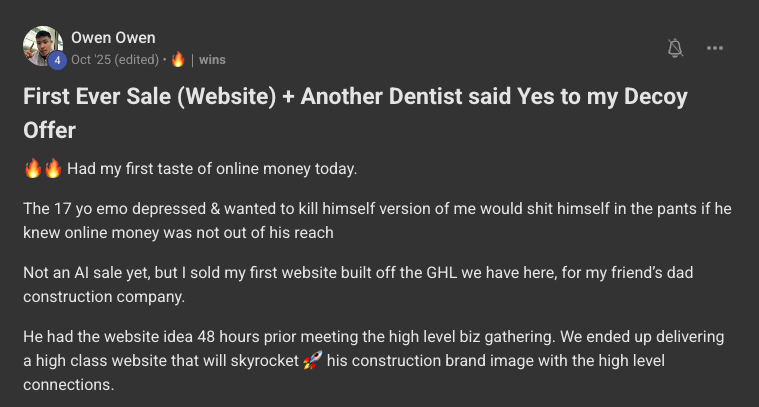 Client win