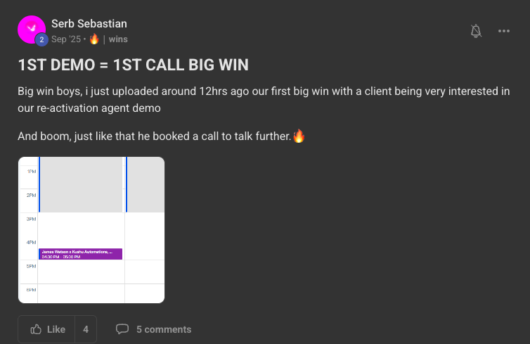 Client win