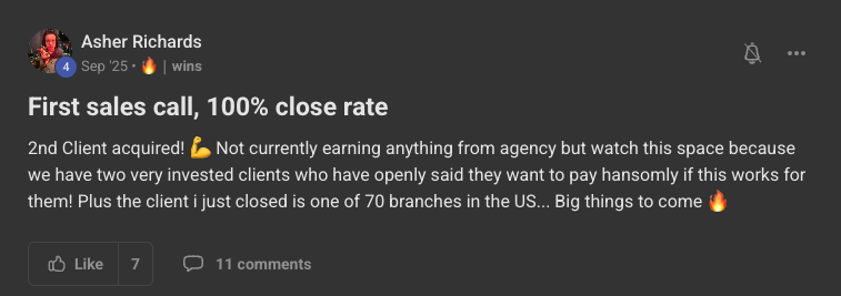 Client win