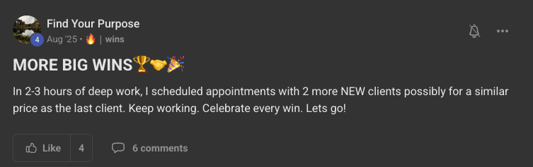 Client win