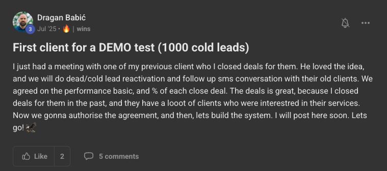 Client win