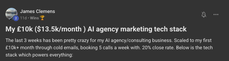 Client win