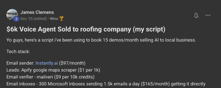 Client win