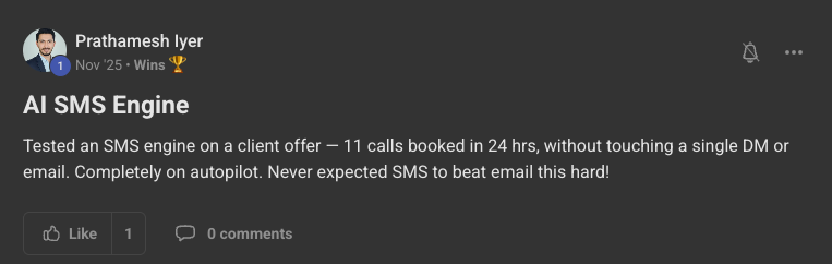 Client win