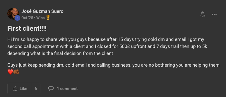 Client win