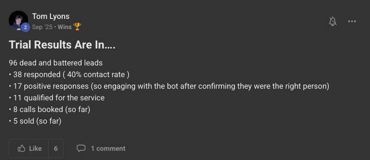 Client win