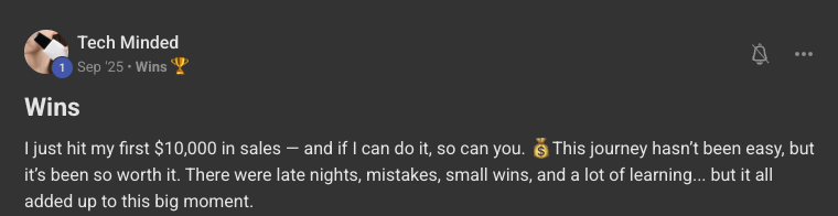 Client win
