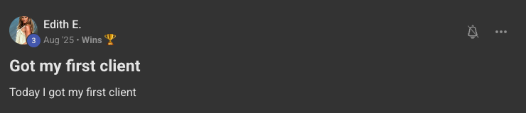 Client win