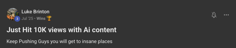 Client win