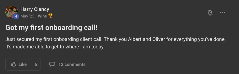 Client win