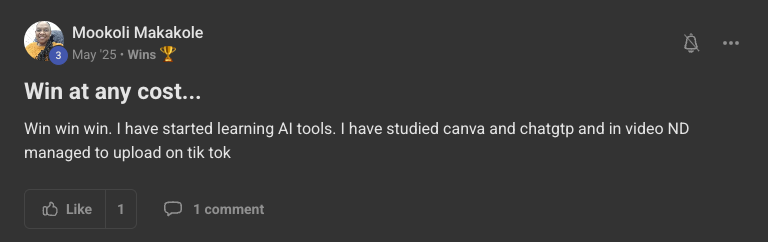Client win