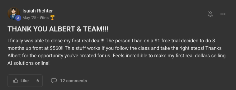 Client win