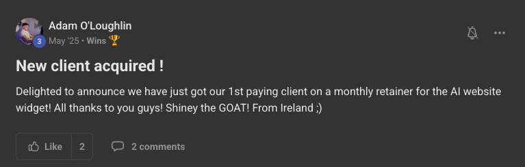 Client win
