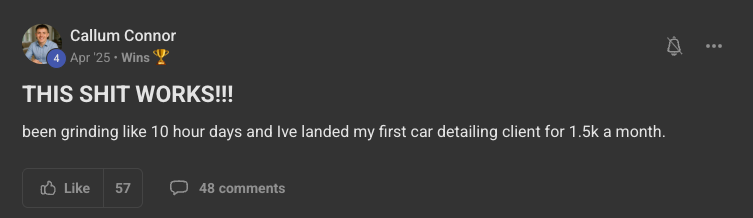 Client win