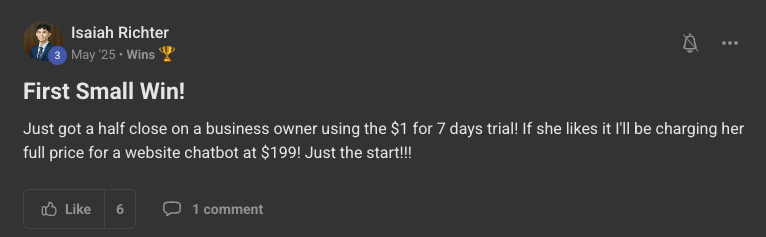 Client win