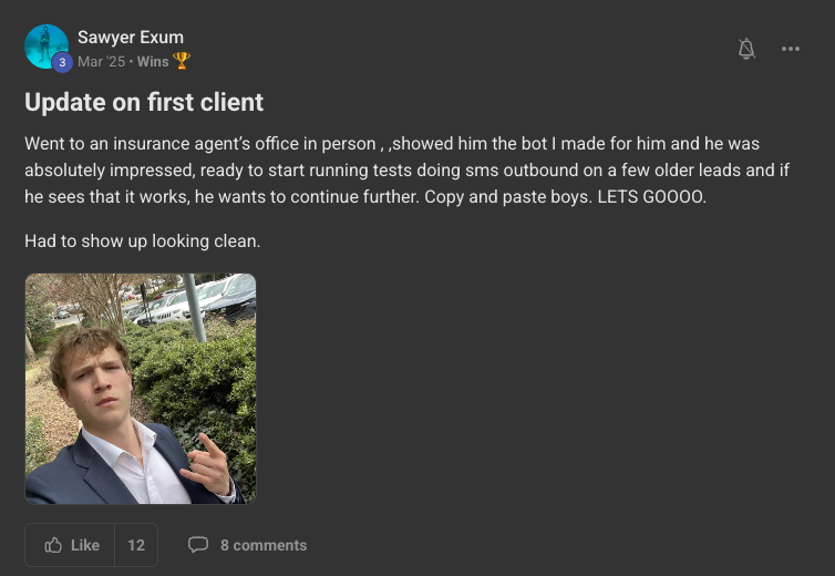 Client win