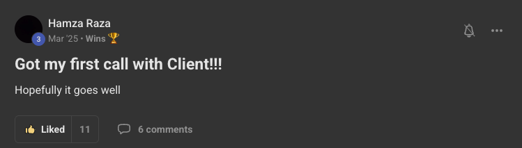 Client win