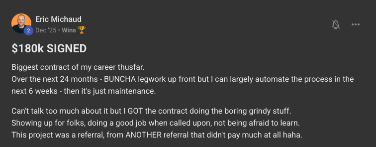 Client win