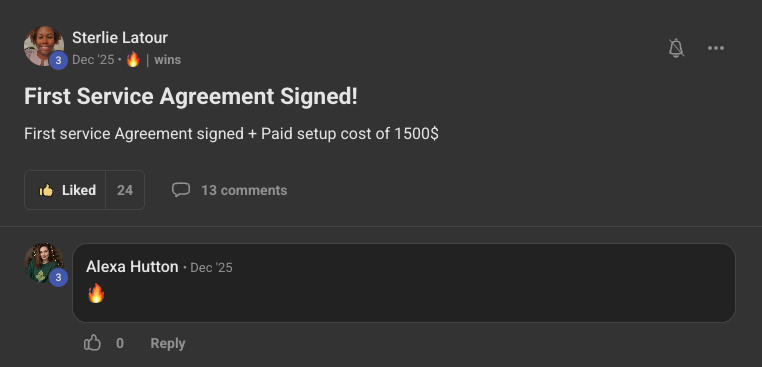 Client win