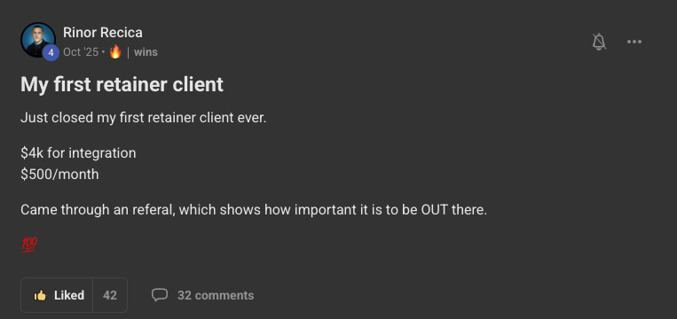 Client win