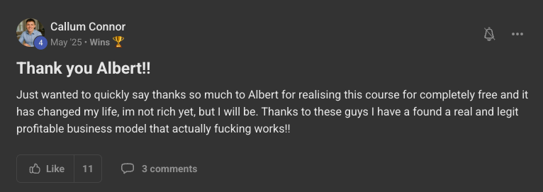 Client win